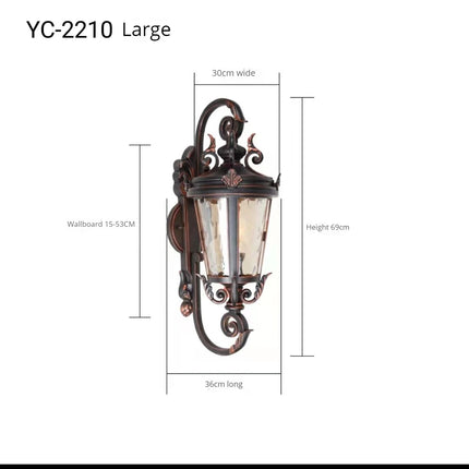 Bangerk European Outdoor Wall Light IP65 Waterproof LED by zapcart