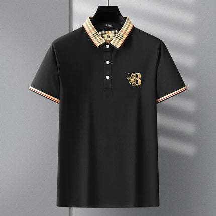 CN Jiangxi Mens Polo Shirt Luxury Embroidered Anti Wrinkle by zapcart