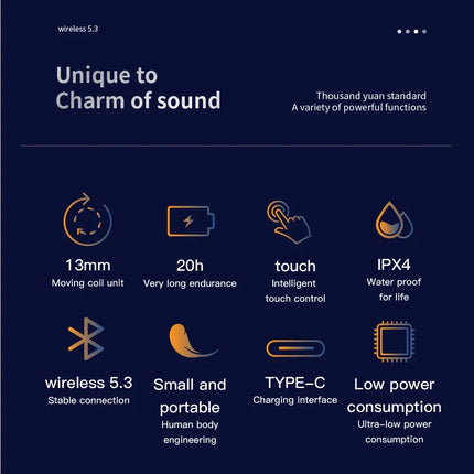 BOSEBYE Air 7 Bluetooth Earphones For Gaming Touch Control by zapcart