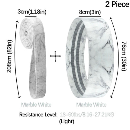 MKAS Fabric Booty Bands Long Resistance For Home Workout by zapcart