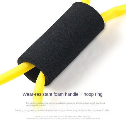 Unisex Yoga Elastic Band 8 Word Chest Expander Workout by zapcart