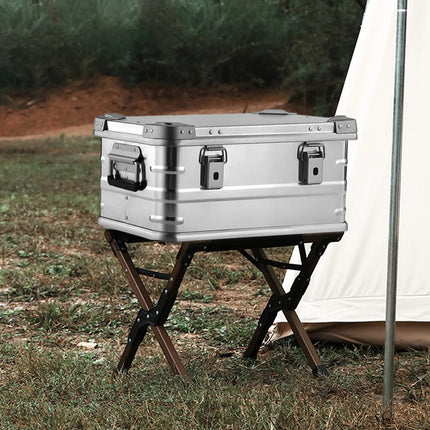 KRC Camp Aluminum Storage Box 60 To 80L Outdoor Organizer by zapcart