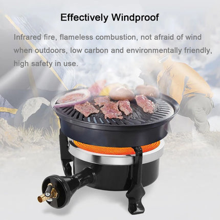 2.9KW Infrared Gas Stove Portable Camping Burner Windproof by zapcart