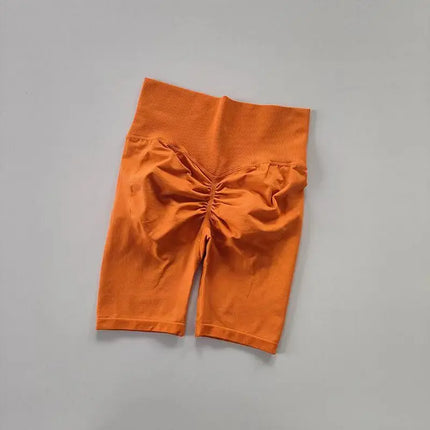 Women Yoga Shorts High Waist Tummy Control Quick Dry by zapcart