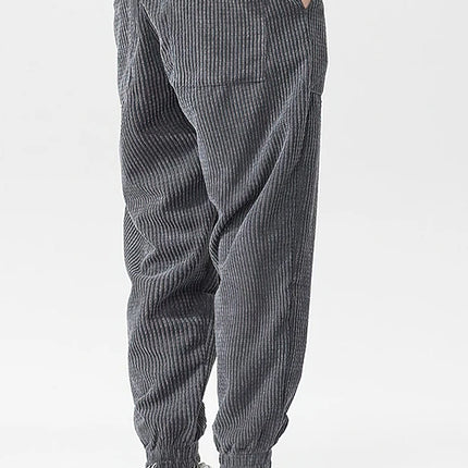 Zoyleircn Corduroy Sweatpants For Men Loose Fit Tech Fleece by zapcart