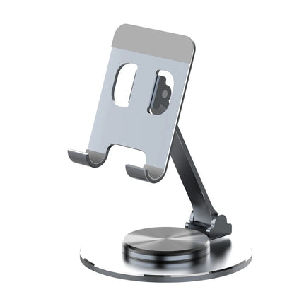 Metal 360 Rotating Desk Phone Holder For iPhone iPad by zapcart