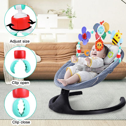 Foldable Baby Play Arch Toy With Rattle For Newborns by zapcart