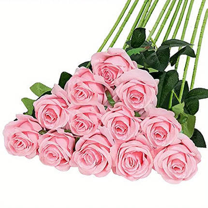 ZhejiangChoice Realistic Artificial Rose Bouquet for Weddings by zapcart