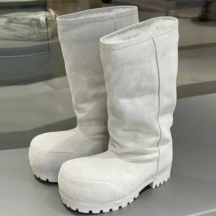 Fashionable Snow Boots Platform Elevating Warmth For Women by zapcart