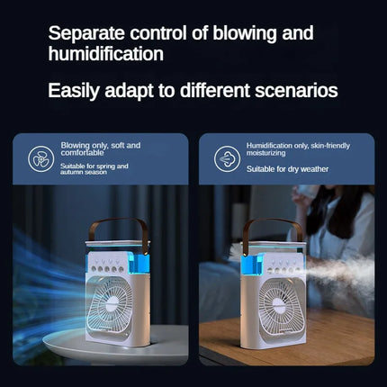 Mijia Xiaomi Mini Air Cooler Humidifier Night Light Home by zapcart