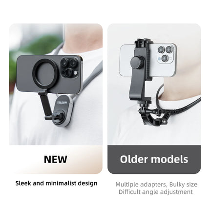 TELESIN Magnetic Quick Release Neck Mount for Smartphones by zapcart