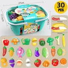 Kitchen Play House Toy Set Realistic Cutting Fruit For Kids by zapcart
