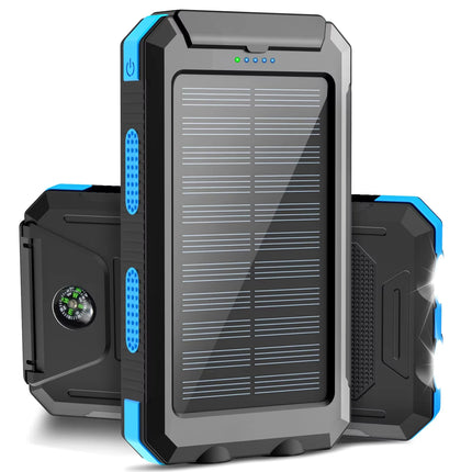 GaiaRay 30000mAh Solar Power Bank Dual USB Waterproof by zapcart