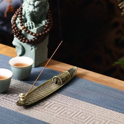 Choice Japanese Style Incense Holder Boat For Men Calming by zapcart