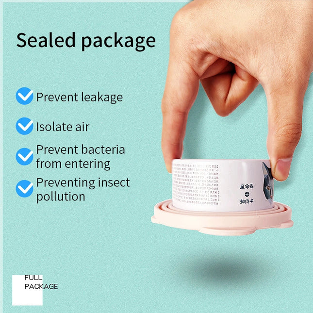 Choice Portable Silicone Pet Canned Lid 2-in-1 Sealer by zapcart