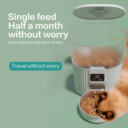 PAPIFEED Smart Cat Dog Automatic Feeder Wifi Remote Pets