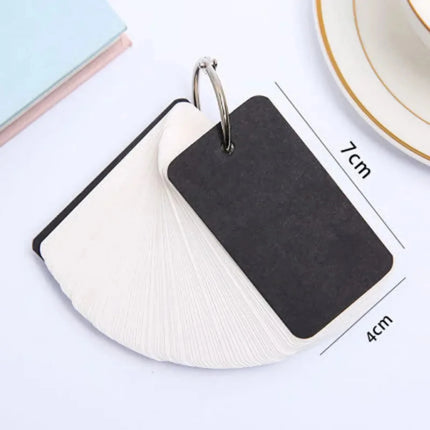 Moonbiffy Blank Pocket Memo Pad Ring 100 Sheets Students by zapcart