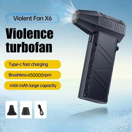 X6 Turbo Air Blower Dust Vacuum For Cars And PCs Compact by zapcart