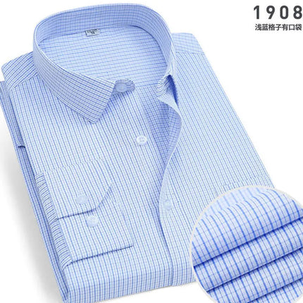CN Zhejiang Mens Non Iron Striped Shirt Slim Fit Breathable by zapcart