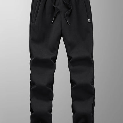 Anbican Winter Mens Thick Fleece Joggers Plus Size Pockets by zapcart