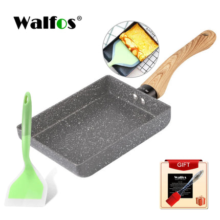 Walfos Tamagoyaki Pan Nonstick Omelette Pan 26cm Home Cooks by zapcart