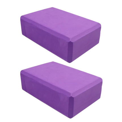Choice EVA Yoga Blocks 2 Pack For Adults Stretching Shaping by zapcart
