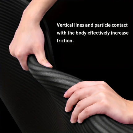Fabric Non Slip Men Fitness Yoga Mat 10 to 20mm Thick by zapcart