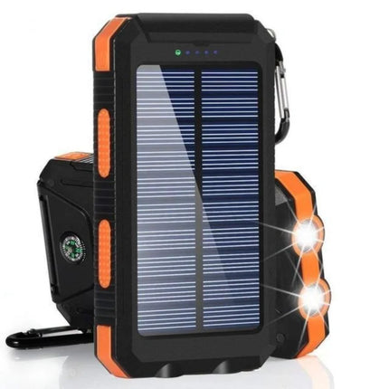 20000mAh Solar Power Bank Waterproof LED Outdoor Charger by zapcart