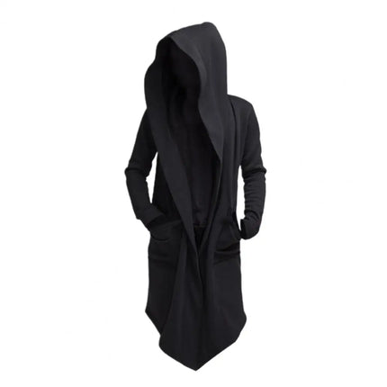 Closure Men Oversize Long Coat Autumn Trench Filming by zapcart