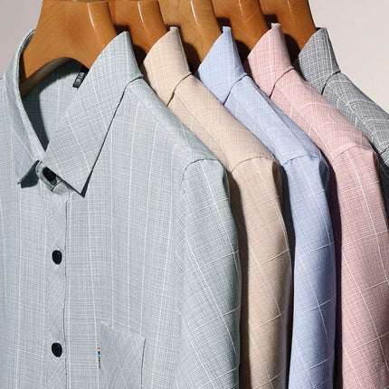 Choice Men No Iron Business Casual Short Sleeve Shirt by zapcart