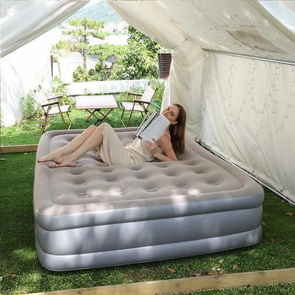 General Air Bed Queen Size With Pump Folding For Camping by zapcart