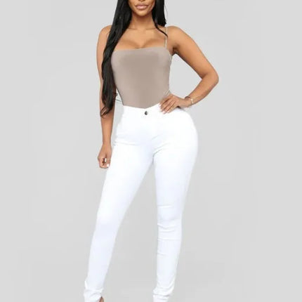 Women High Waist Stretch Denim Skinny Jeans For Hip Lift by zapcart
