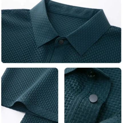 Fujian Choice Mens Polo Shirt Ice Silk Breathable Comfort by zapcart