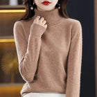 Flower Moon Merino Wool Cashmere Sweater Women Warm by zapcart