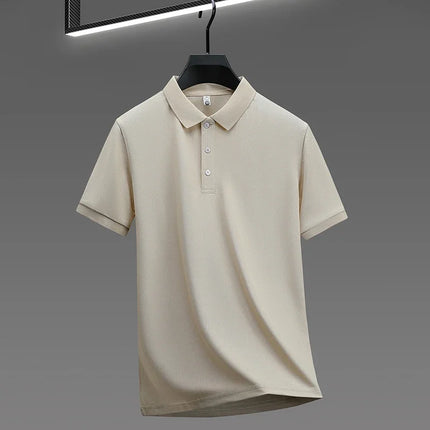 Zhejiang Choice Mens Solid Color Polo Shirt Breathable by zapcart