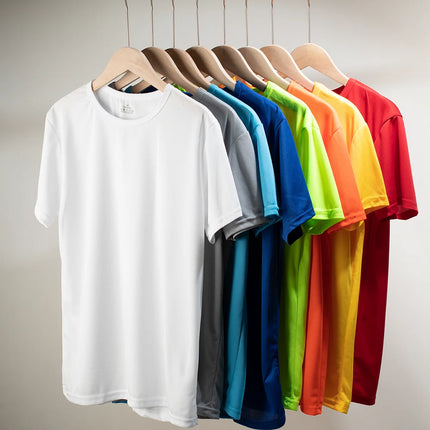 Multicolor Quick Dry Short Sleeve Sport T Shirt Men Running by zapcart