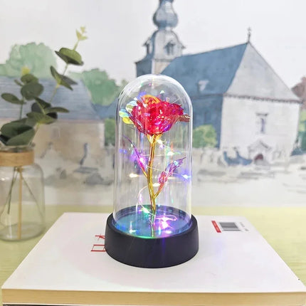 Artificial Rose LED Light Gift For Girlfriend Valentines Day by zapcart