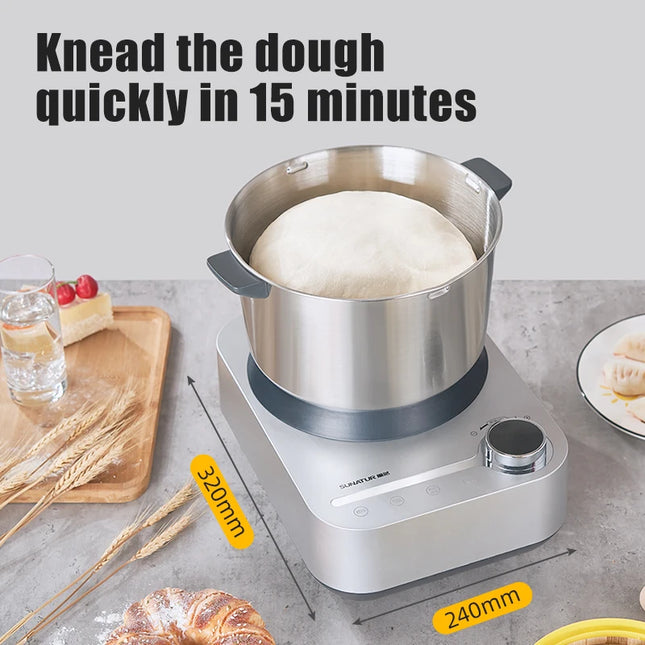 Sunatur Electric Dough Mixer For Home Bakers Kneading by zapcart