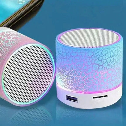 T-WOLF Wireless Mini Speaker With 7 Color Lights On The Go