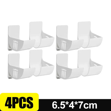 20/2pcs Wall Mount Trash Bag Holders Plastic Poly Bathroom Waste Bag Hook Dispenser Kitchen Freshness Film Roll Storage Rack by zapcart