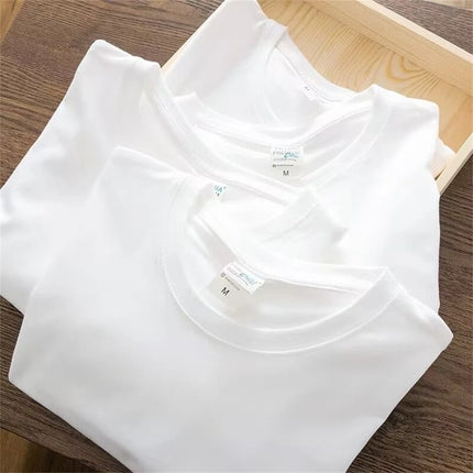 ZHUOFUCN Summer Cotton T Shirt For Men Women O Neck by zapcart