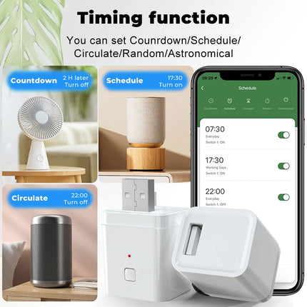 Tuya Smart Plug Micro USB Adaptor 5V WiFi Alexa Google by zapcart