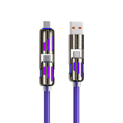 MFISH 4-in-1 USB Cable 240W Fast Charge for iPhone and iPad by zapcart
