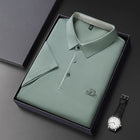 CN Zhejiang Mens New Business Casual Polo Shirt Breathable by zapcart