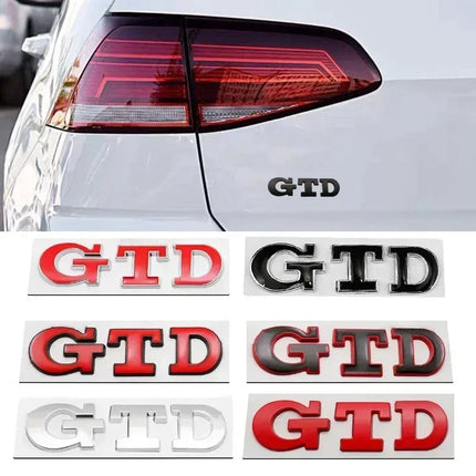 High-concerned 3D Metal GTI Badge For VW Golf GTI Rear Trunk