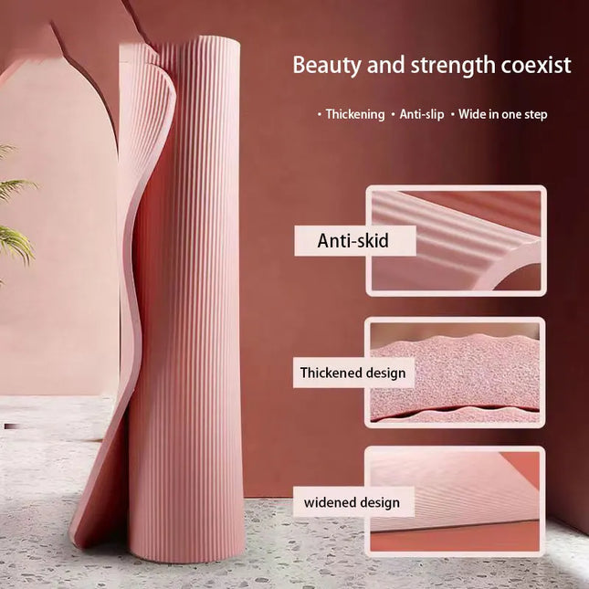 NBR Waterproof Dense Rebound Yoga Mat Non Slip For Home Gym by zapcart