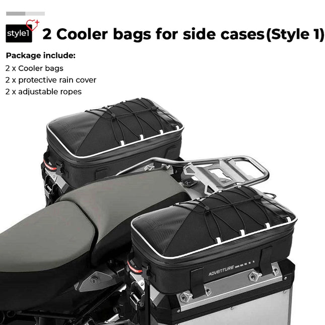 KEMiMOTO Top Bags For BMW Riders R1200GS LC R1250GS Luggage by zapcart