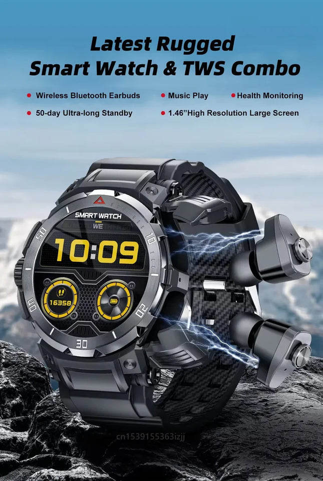 GT100 Pro Earphone 2 In 1 Wireless TWS Earbuds For Runners by zapcart