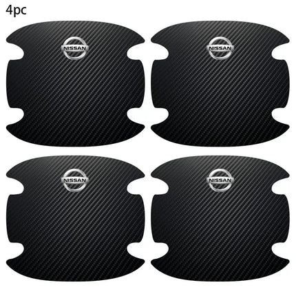 Nissan Carbon Fiber Door Bowl Handle Sticker For Owners by zapcart