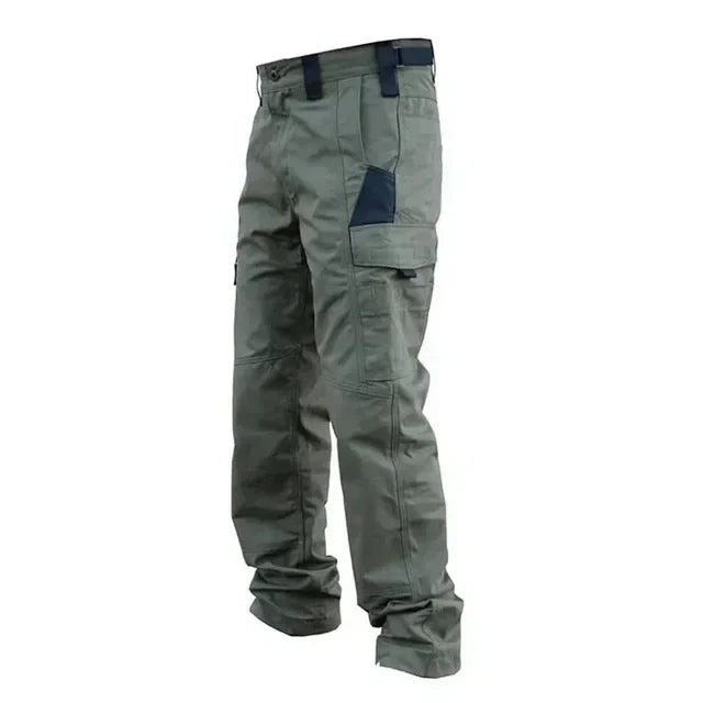 GHJQL Men Cargo Pants With Multi Pockets Durable Workwear by zapcart